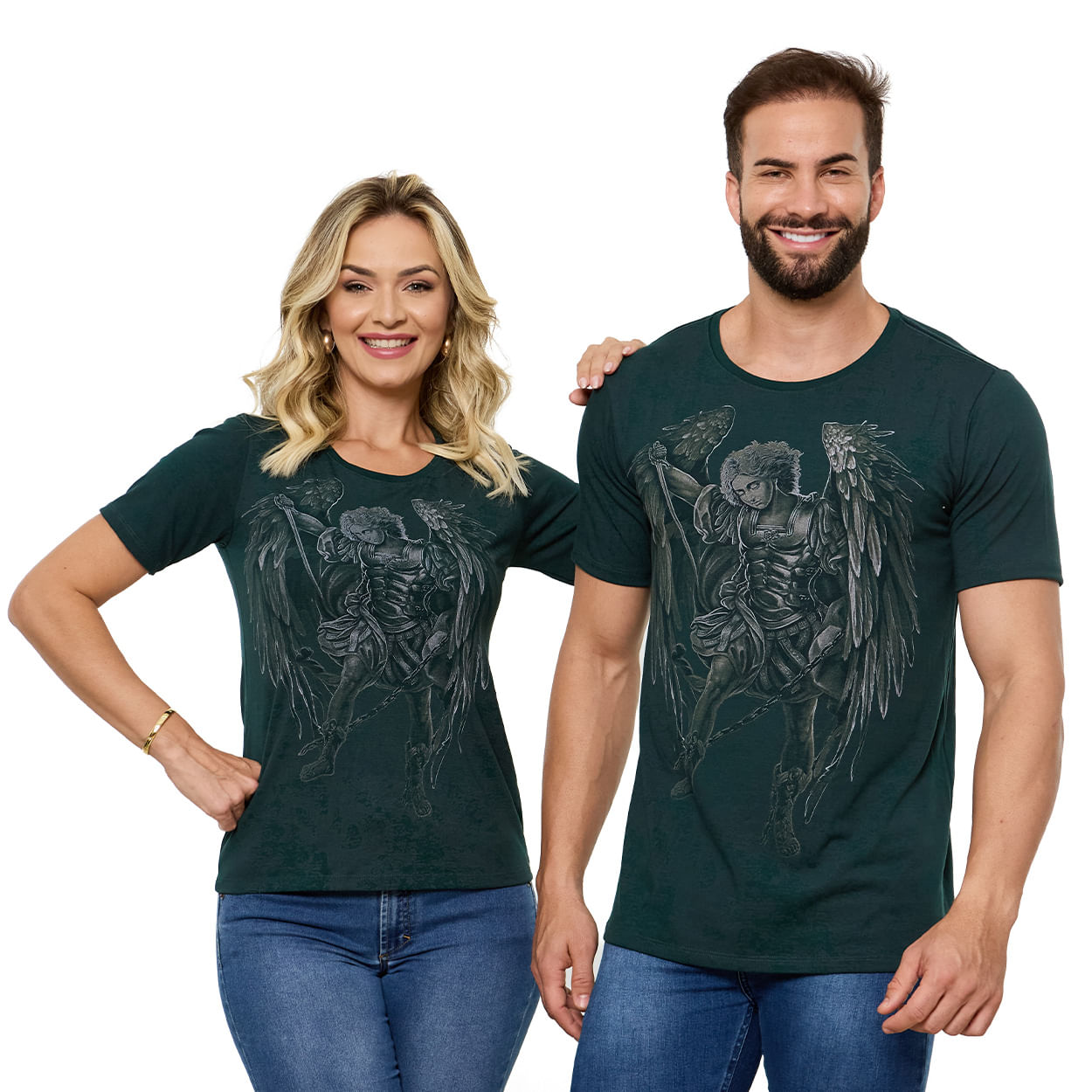 Camiseta São Miguel Arcanjo DV13284 - Verde  