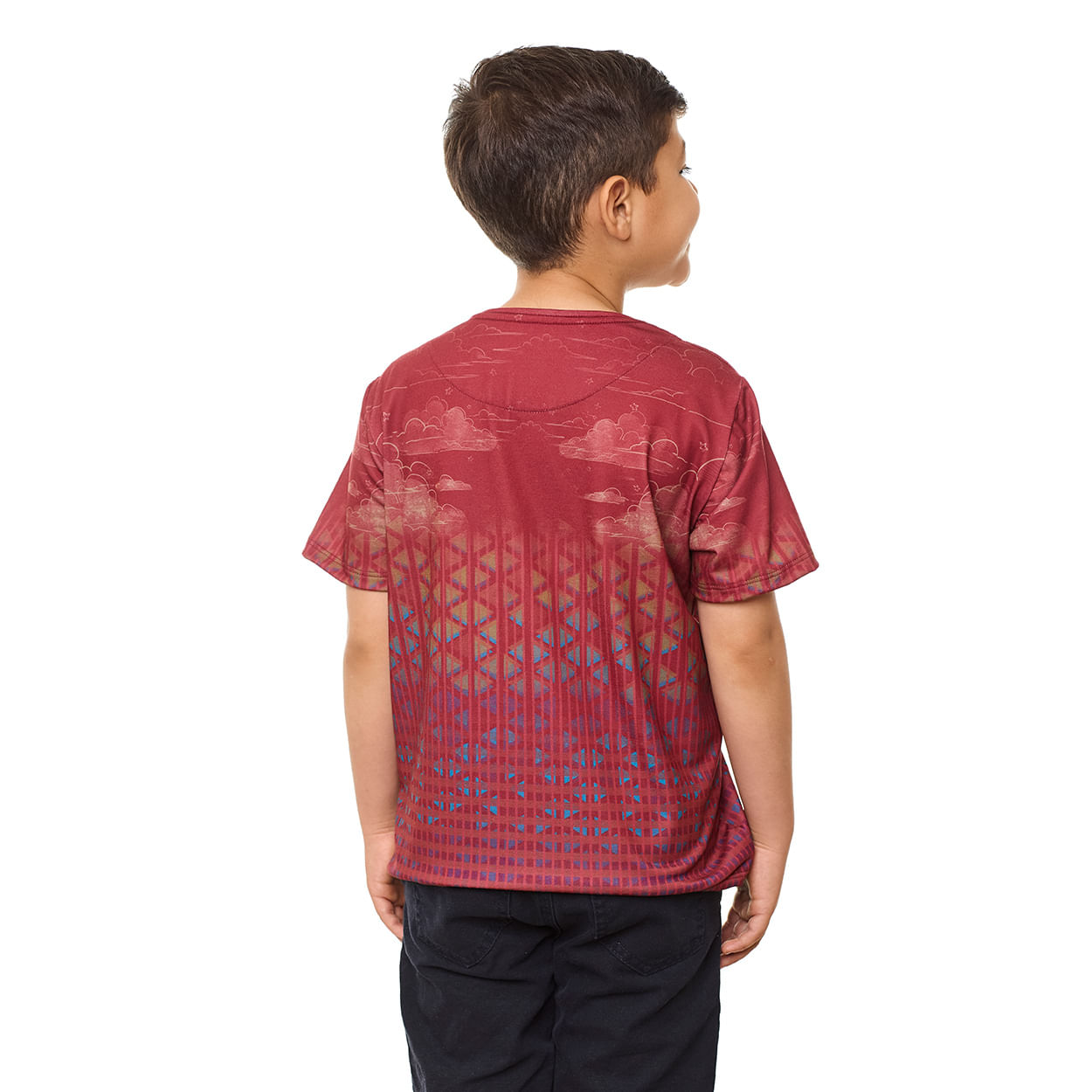 Camiseta Infantil São Miguelzinho AK13152 - Estampado  