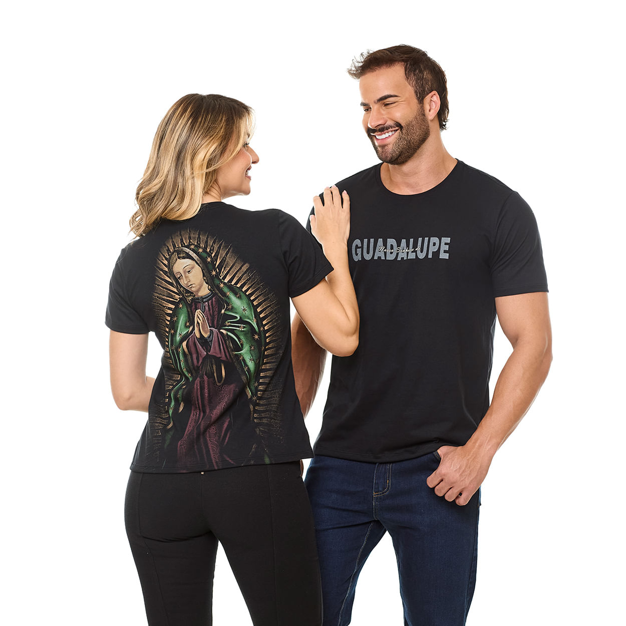 Preto  - Camiseta Nossa Senhora de Guadalupe DV13326