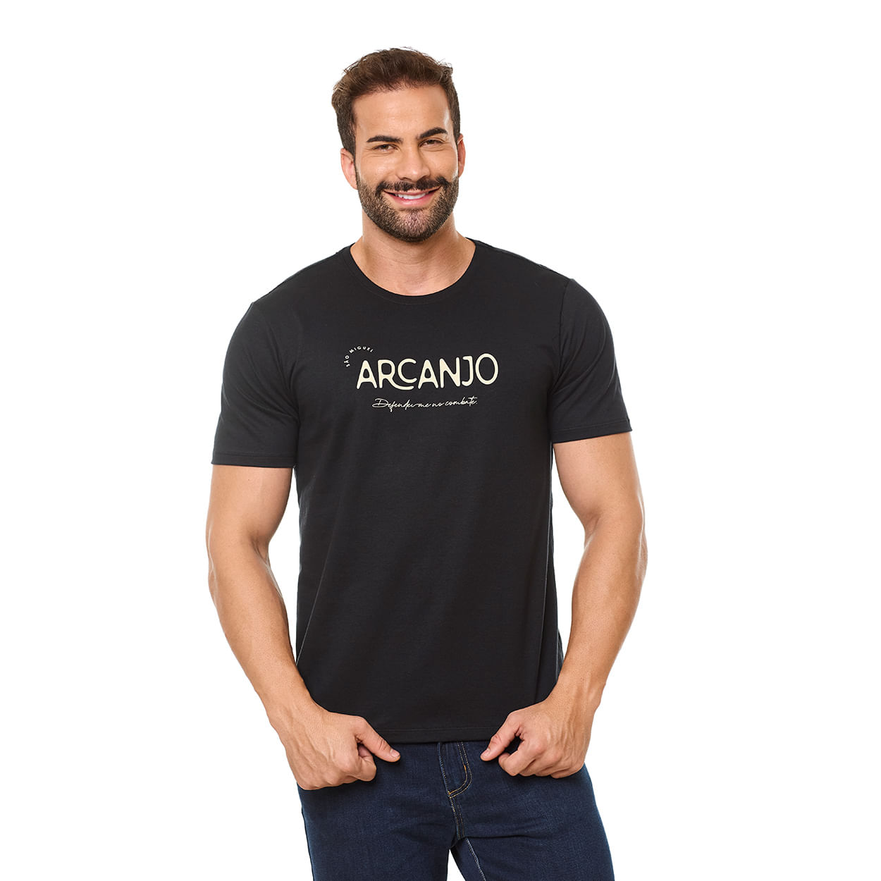 Camiseta São Miguel Arcanjo DV13336 - Preto  