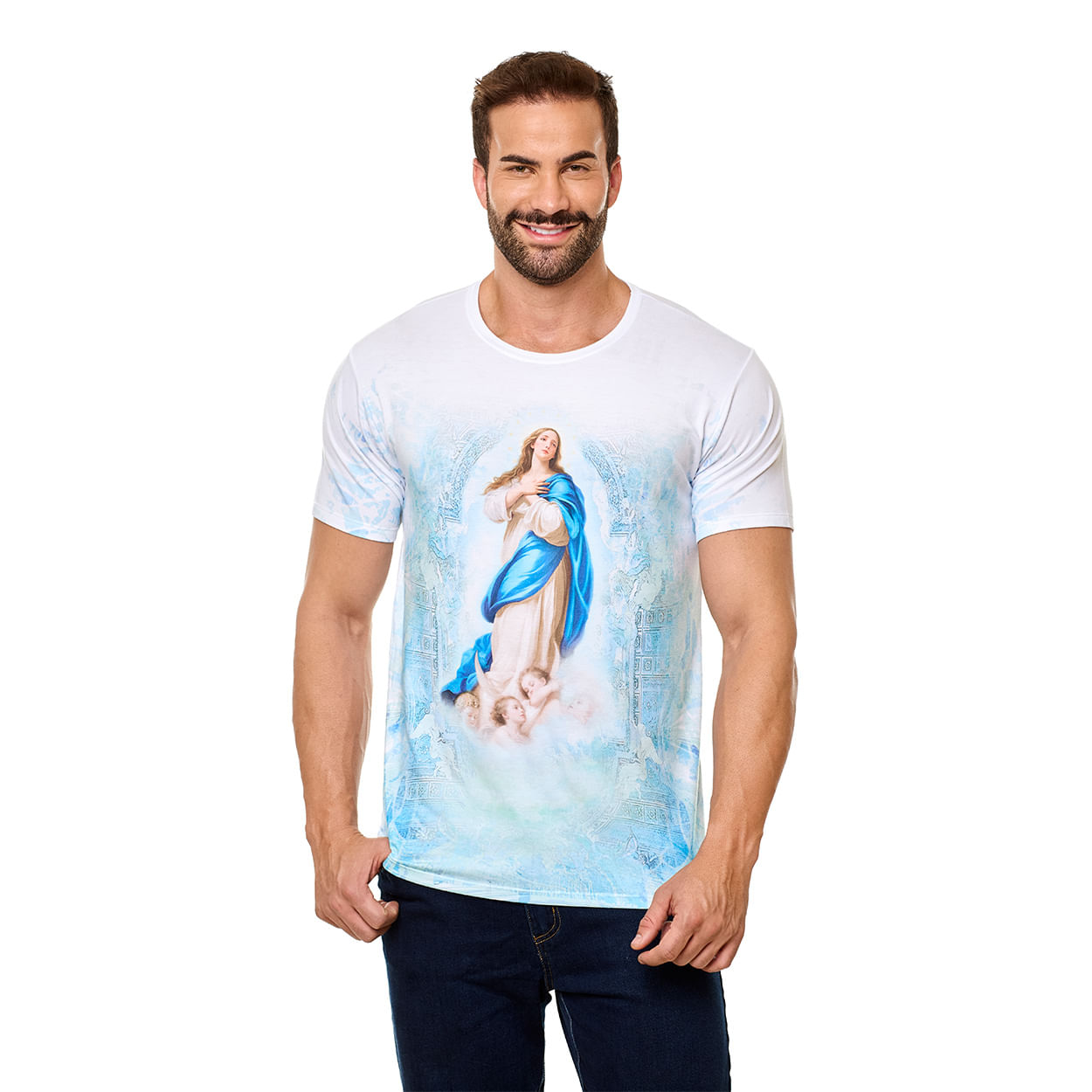 Camiseta Imaculada Conceição DV13345 - Branco  