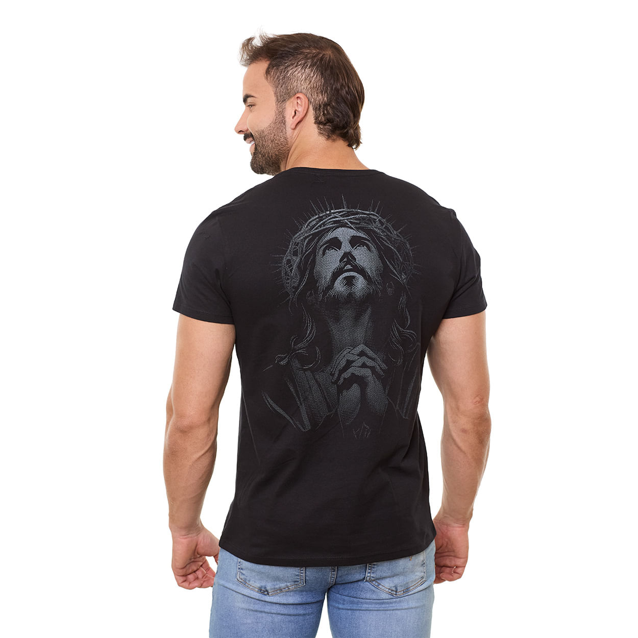 Camiseta Jesus Cristo MS13174 - Preto  