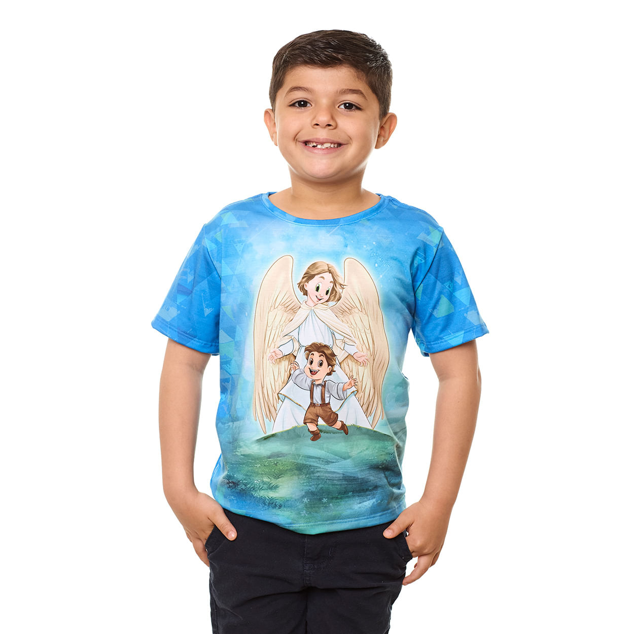 Camiseta Infantil Anjo da Guarda AK13356 - Estampado  