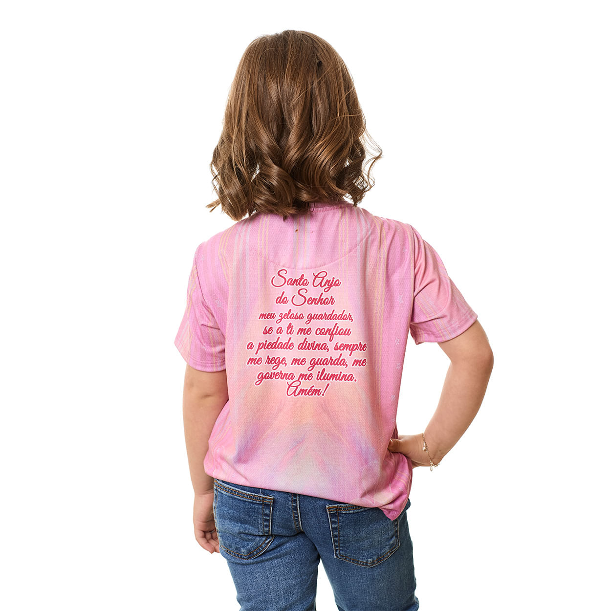 Camiseta Infantil Anjo da Guarda AK13355 - Estampado  