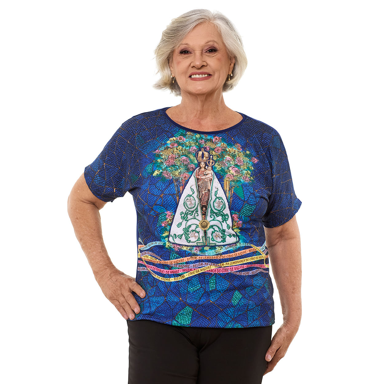 Blusa Círio de Nazaré DV13100 - Azul  