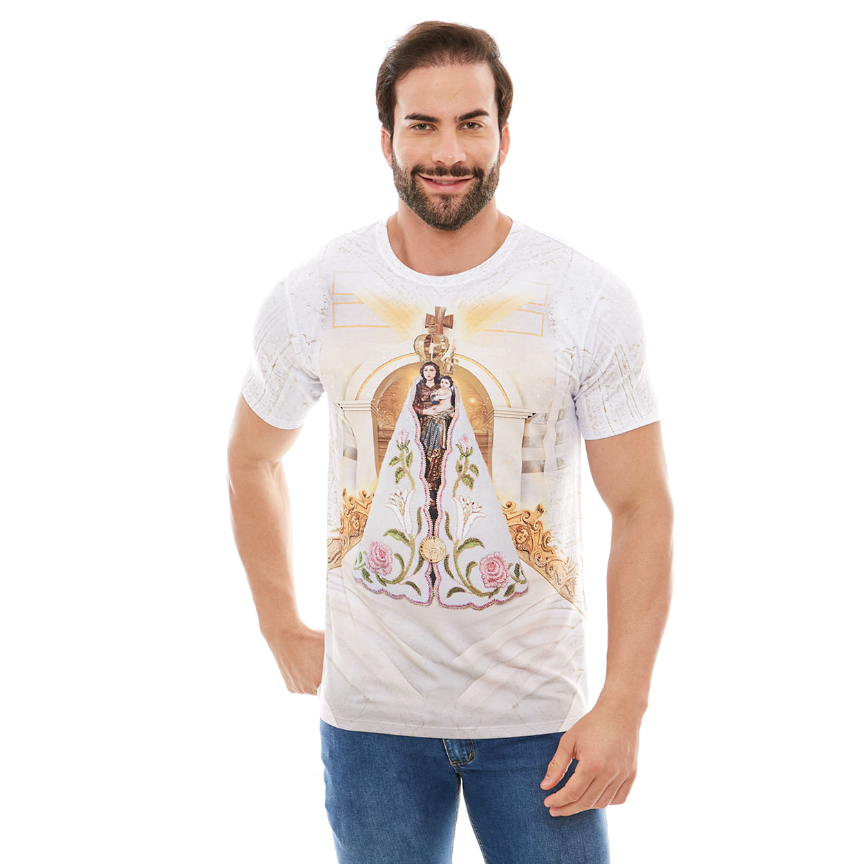 Camiseta Círio de Nazaré DV12925 - Branco  