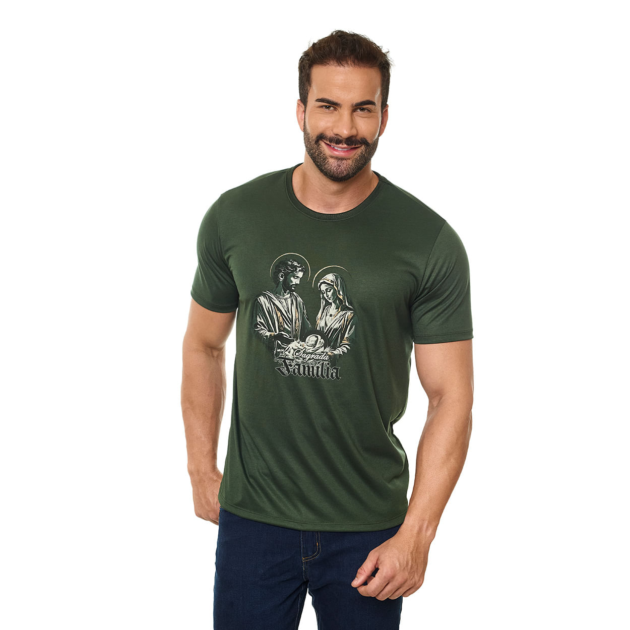 Camiseta Sagrada Família DV13323 - Verde  