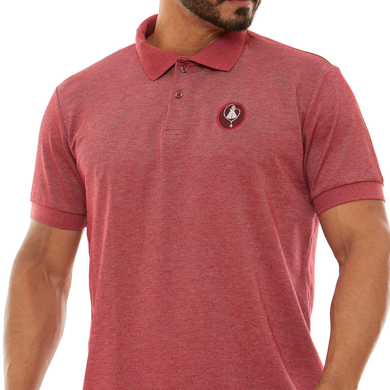 Vermelho  - Camiseta Gola Polo Nossa Senhora Aparecida GMP13173