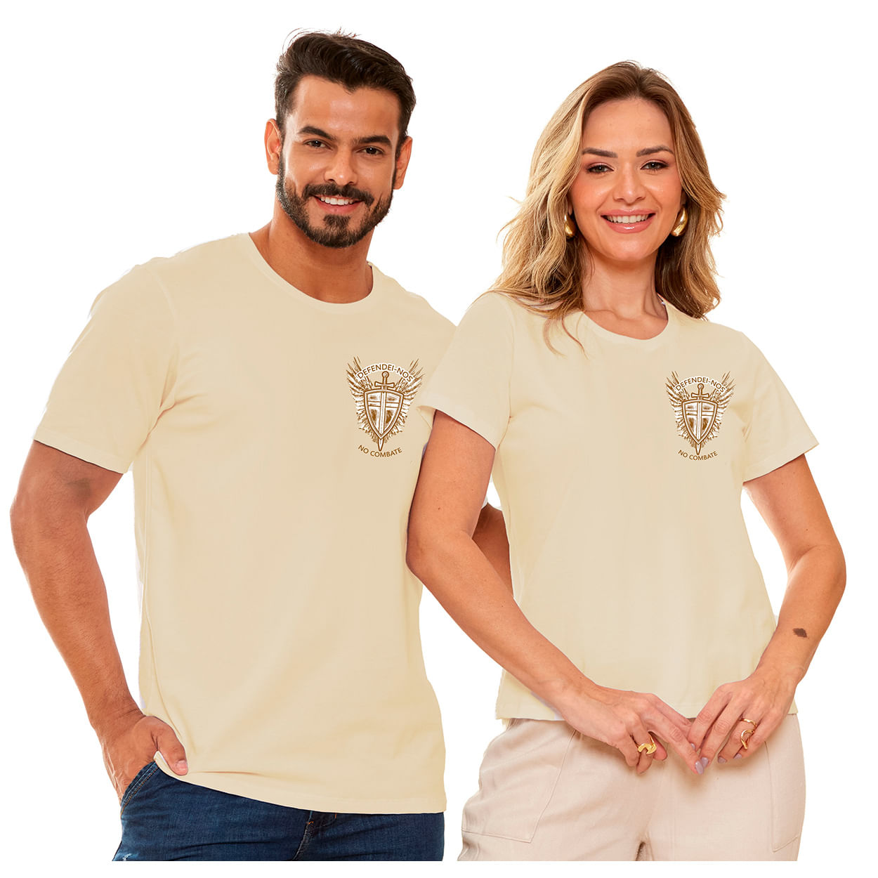 Camiseta São Miguel Arcanjo DV13461 - Offwhite  