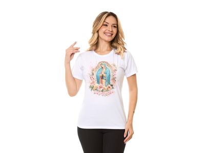 Baby Look Nossa Senhora de Guadalupe DV13378 - Leves Detalhes