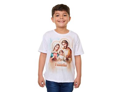 Camiseta Infantil Unissex Sagrada Família DV13431