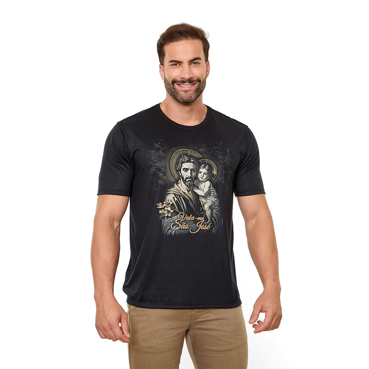 Preto  - Camiseta São José DV13415