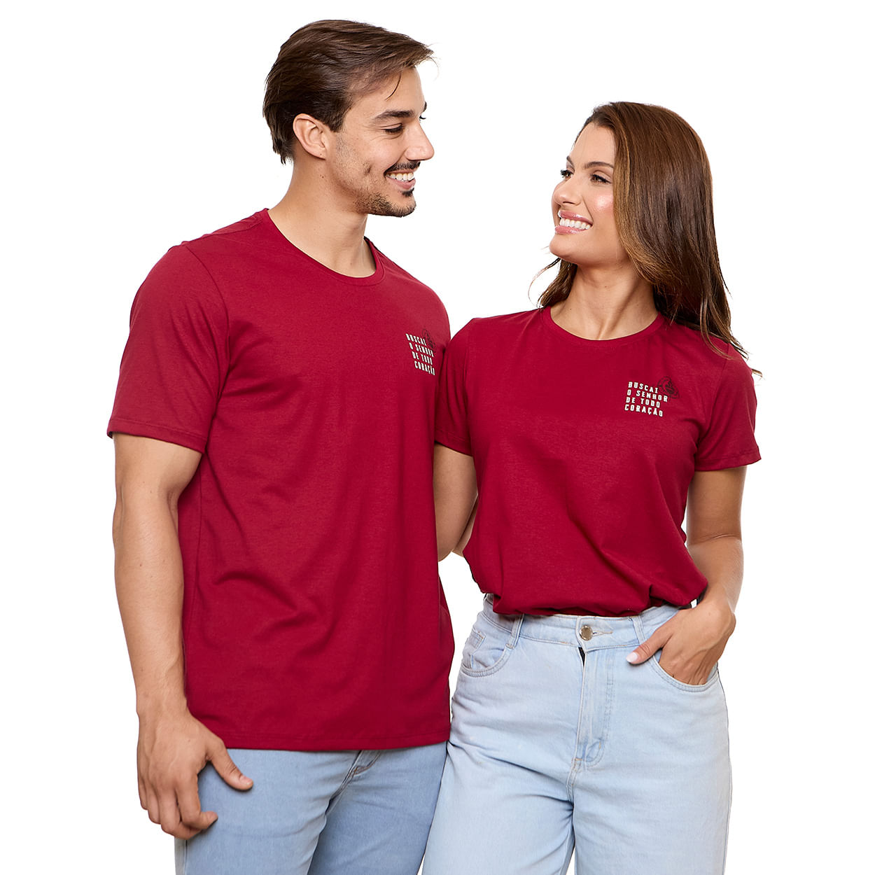 Vermelho  - Camiseta Buscai o Senhor de Todo Coração MS13598