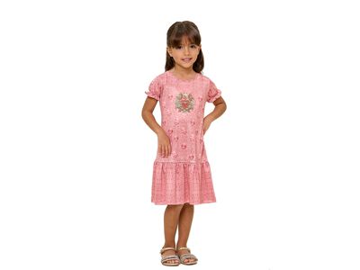 Vestido Infantil Sagrado Coração DVV13529