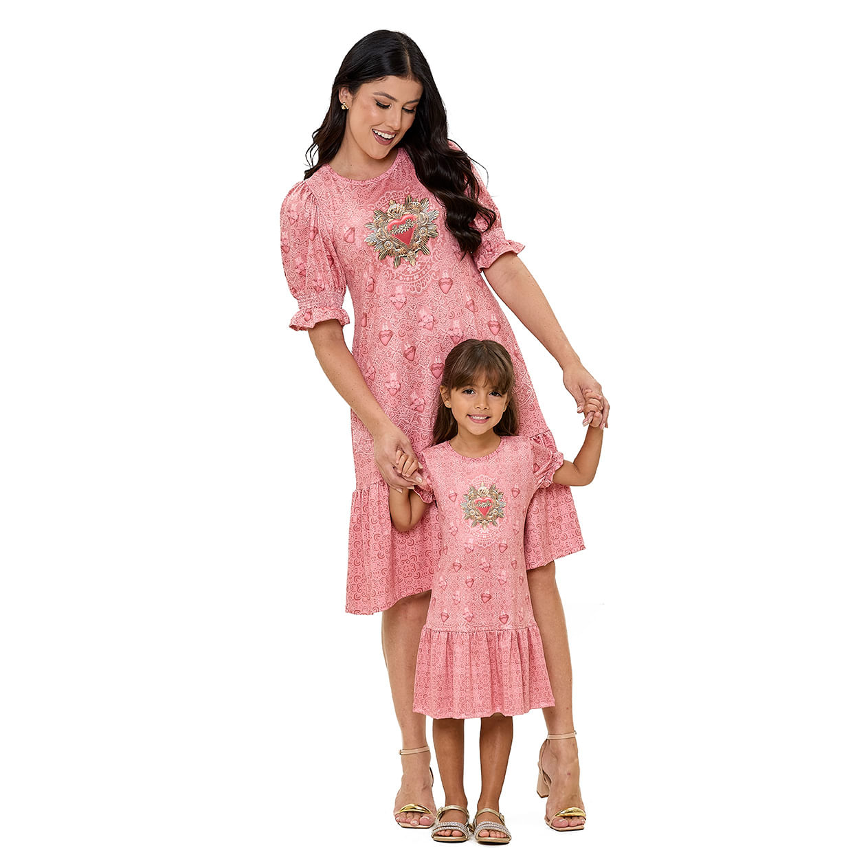 Estampado  - Vestido Sagrado Coração DVV13528