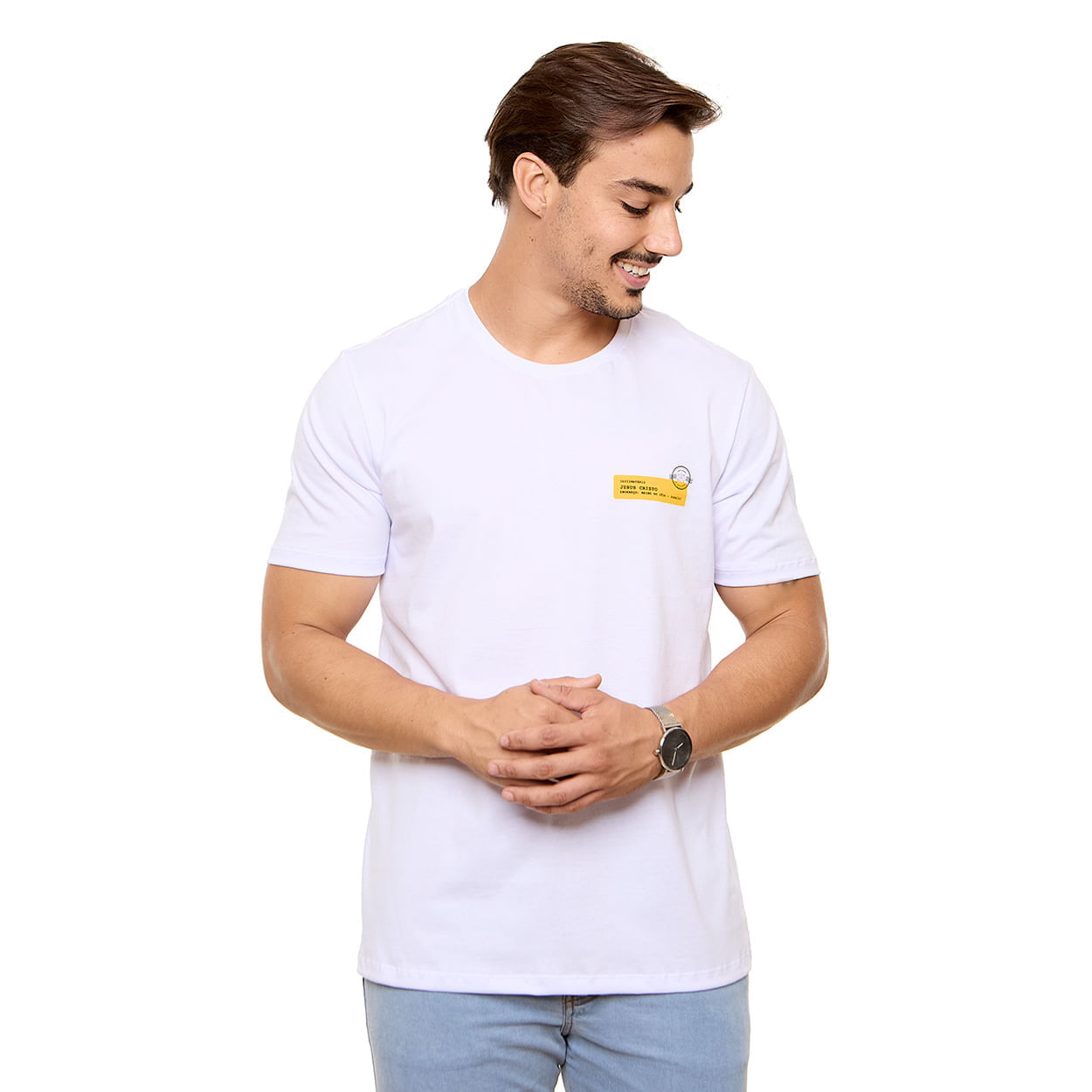 Branco  - Camiseta São João Paulo ll MS13586