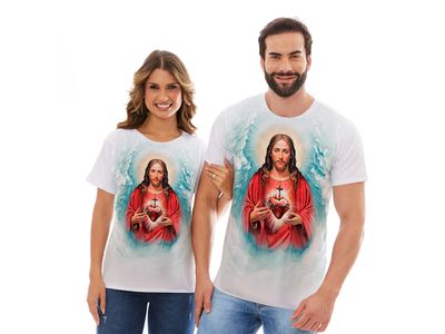 Baby Look Sagrado Coração de Jesus DV13142