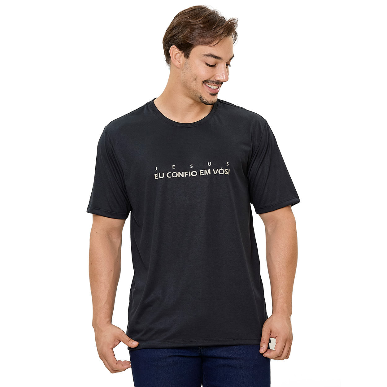Preto  - Camiseta Jesus Misericordioso DV13570