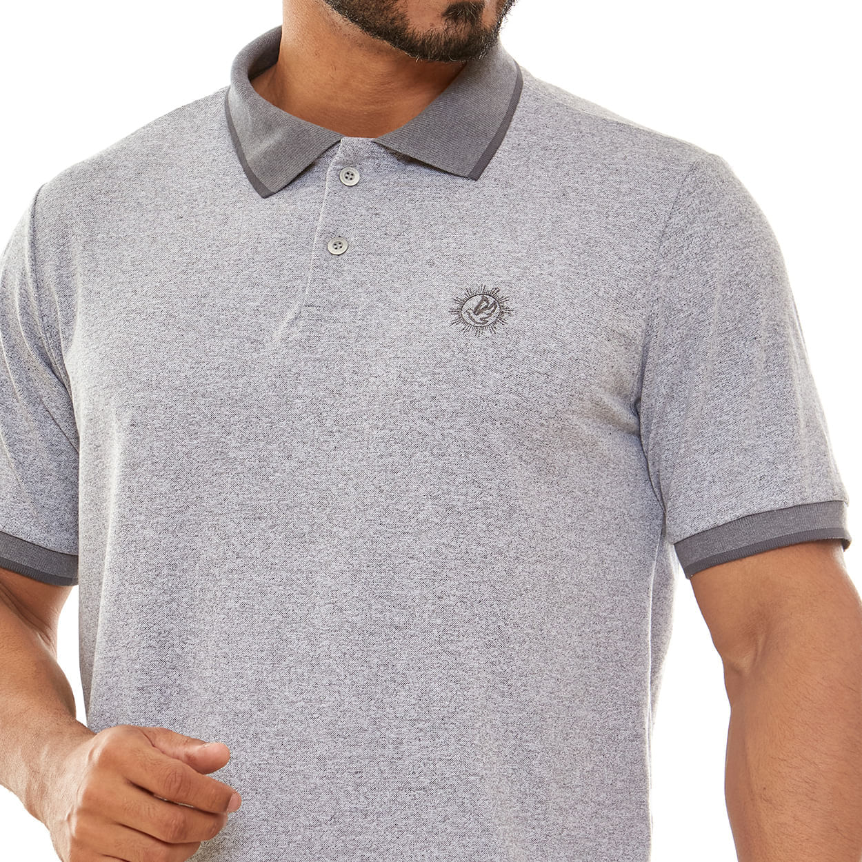 Grafite  - Camiseta Gola Polo Espírito Santo GMP13182