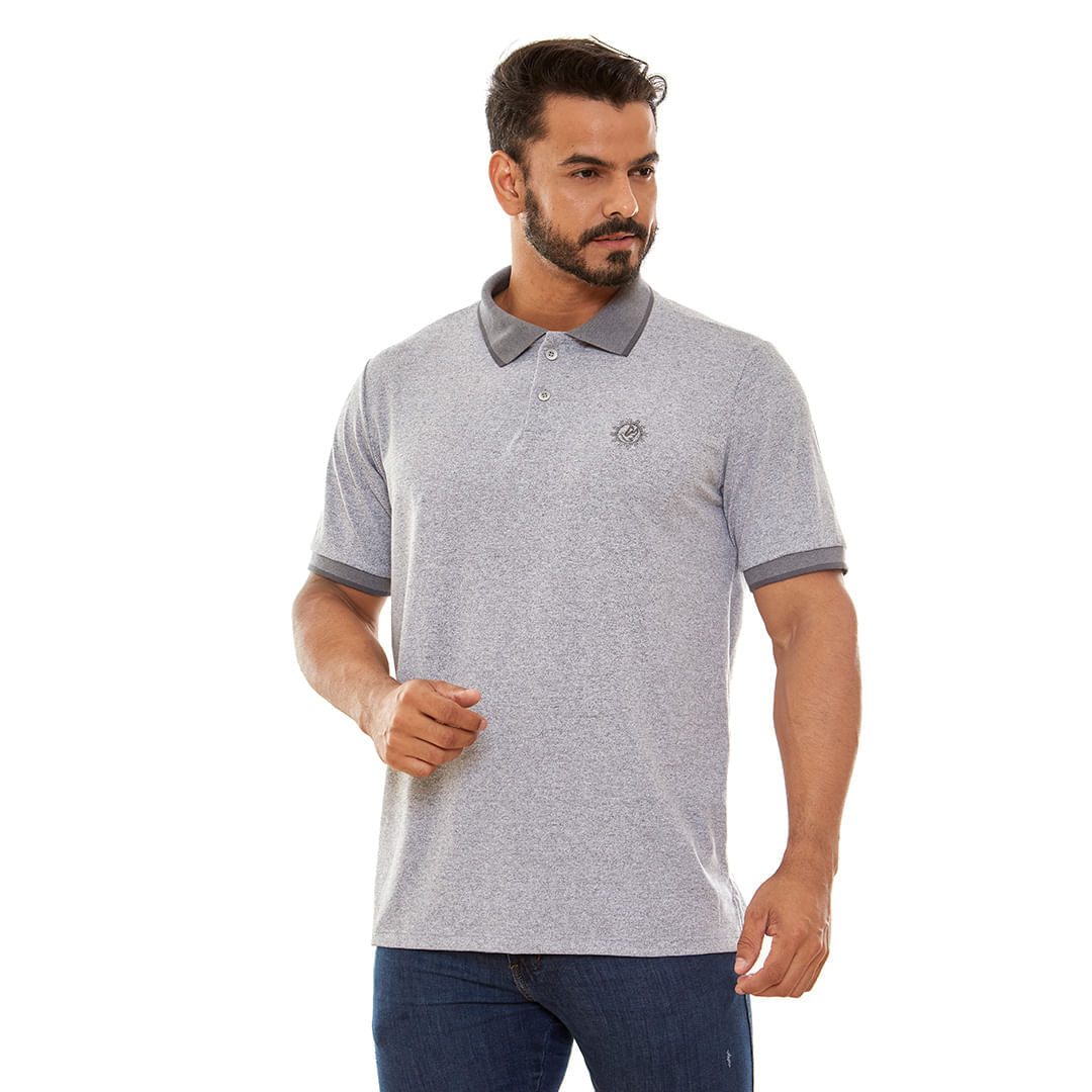 Grafite  - Camiseta Gola Polo Espírito Santo GMP13182
