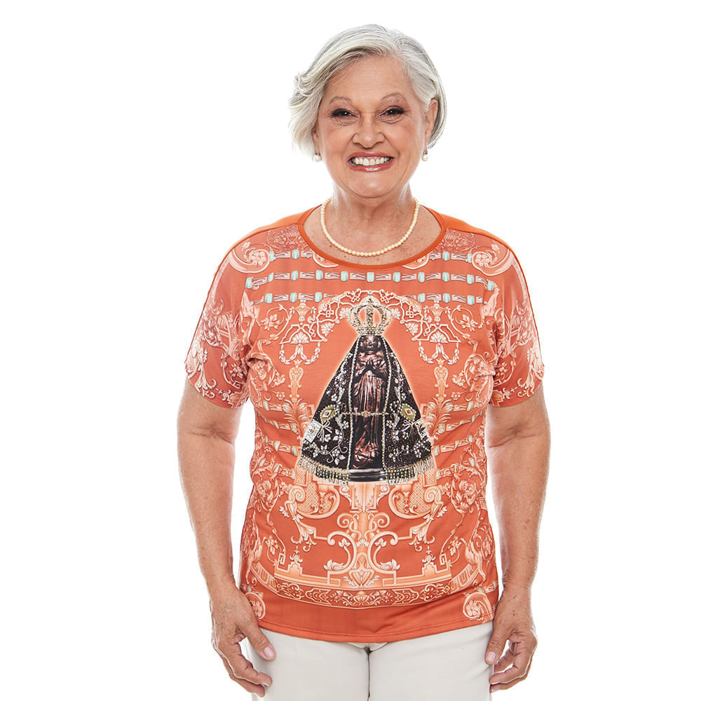 Caramelo  - Blusa Nossa Senhora Aparecida FS12446