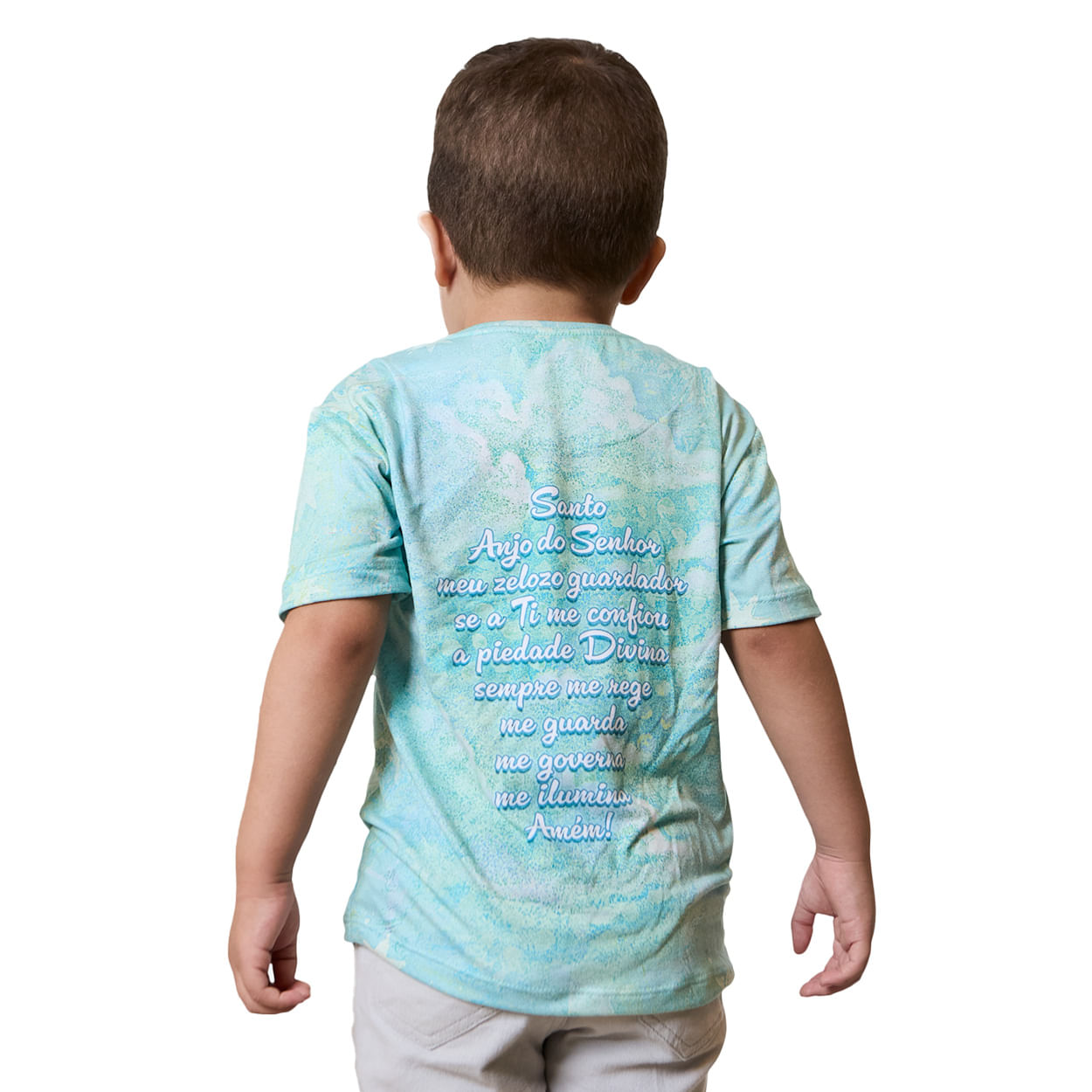 Estampado  - Camiseta Infantil Anjo da Guarda AK13683