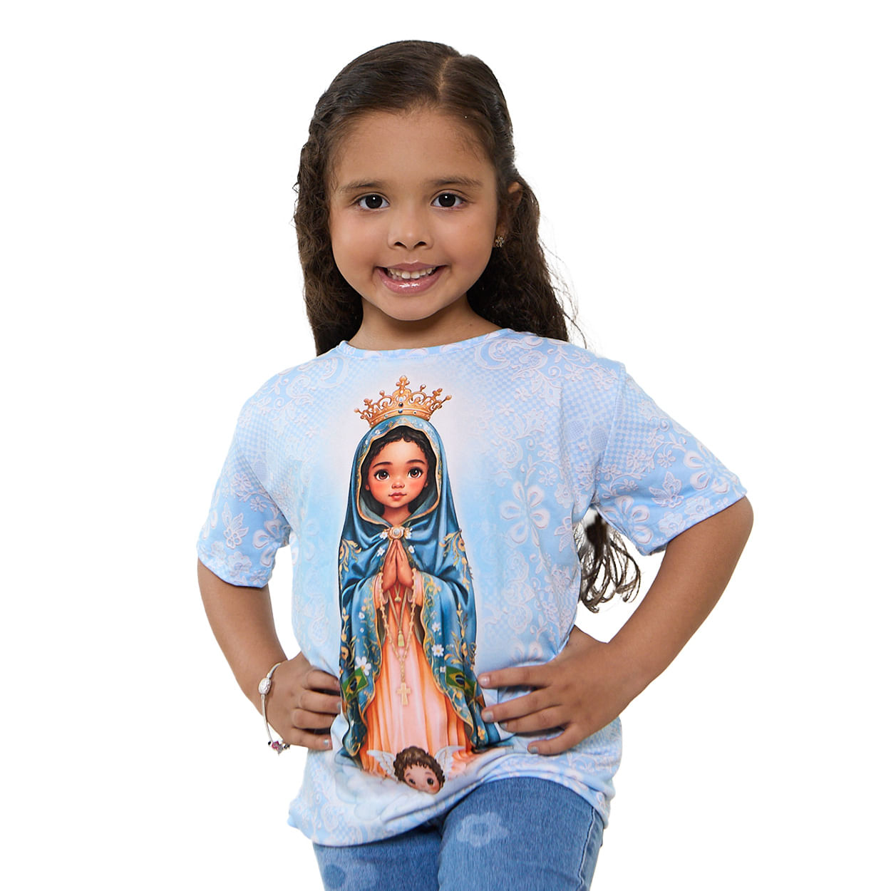 Estampado  - Baby Look Infantil Nossa Senhora Aparecida AK13686