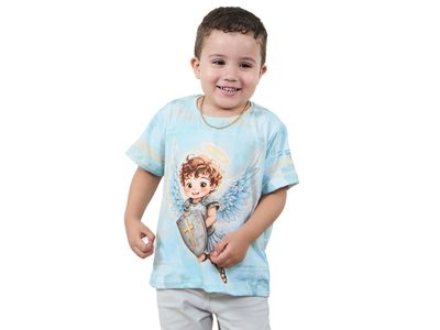 Camiseta Infantil São Miguel Arcanjo AK13687