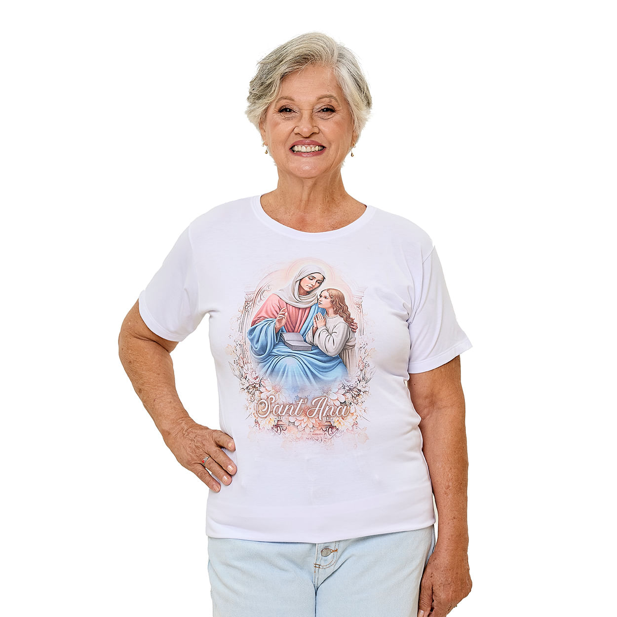 Branco  - Baby Look Sant'Ana DV13677