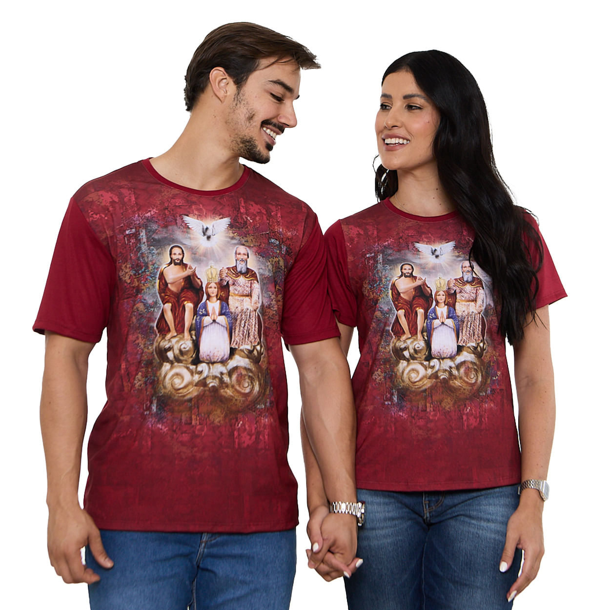 Vermelho  - Camiseta Divino Pai Eterno DV13675