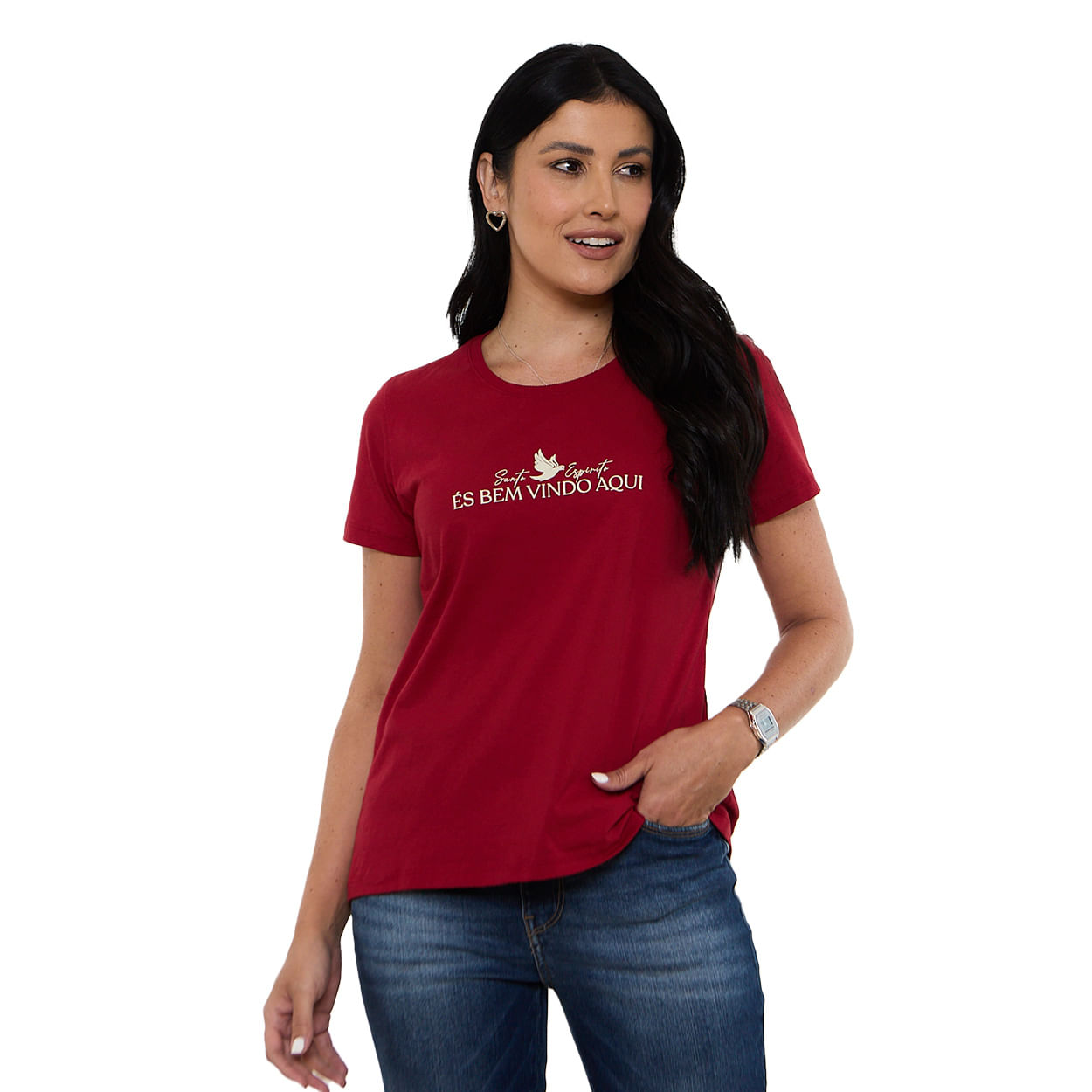 Vermelho cereja  - Baby Look Espírito Santo DV13660
