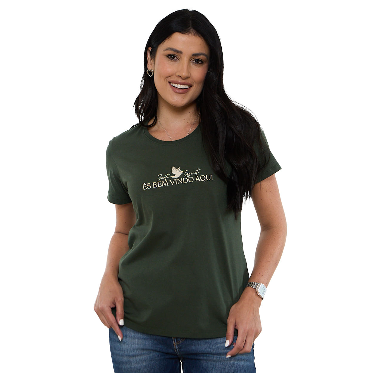 Verde  - Baby Look Espírito Santo DV13660