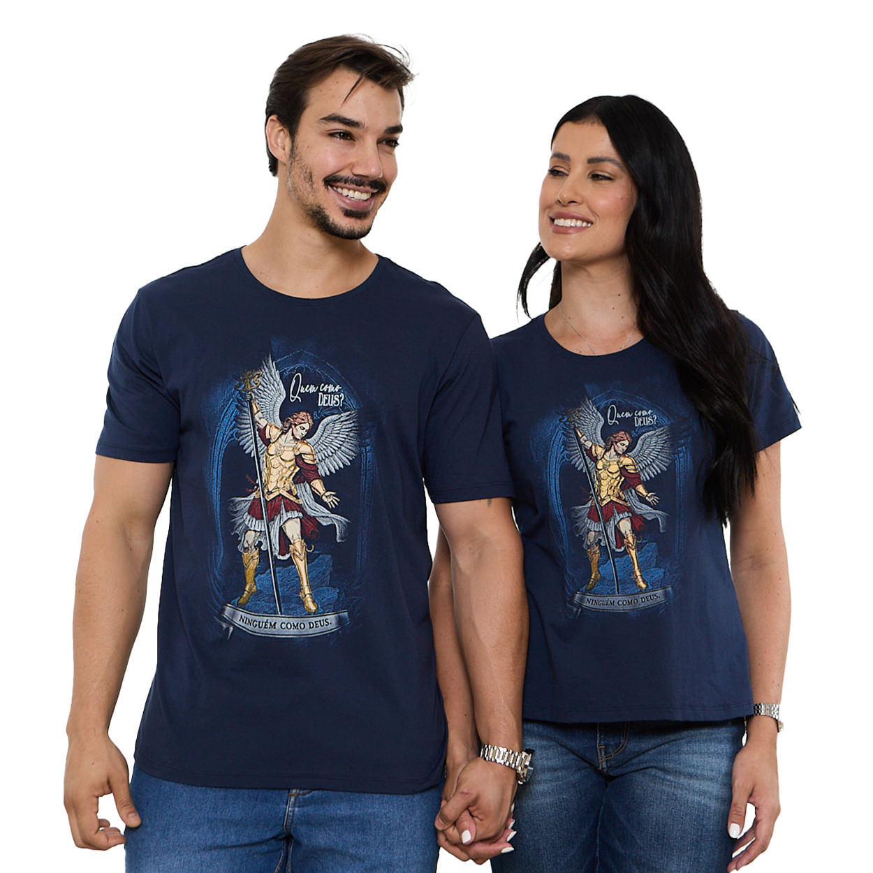 Azul Marinho  - Camiseta São Miguel Arcanjo DV13671