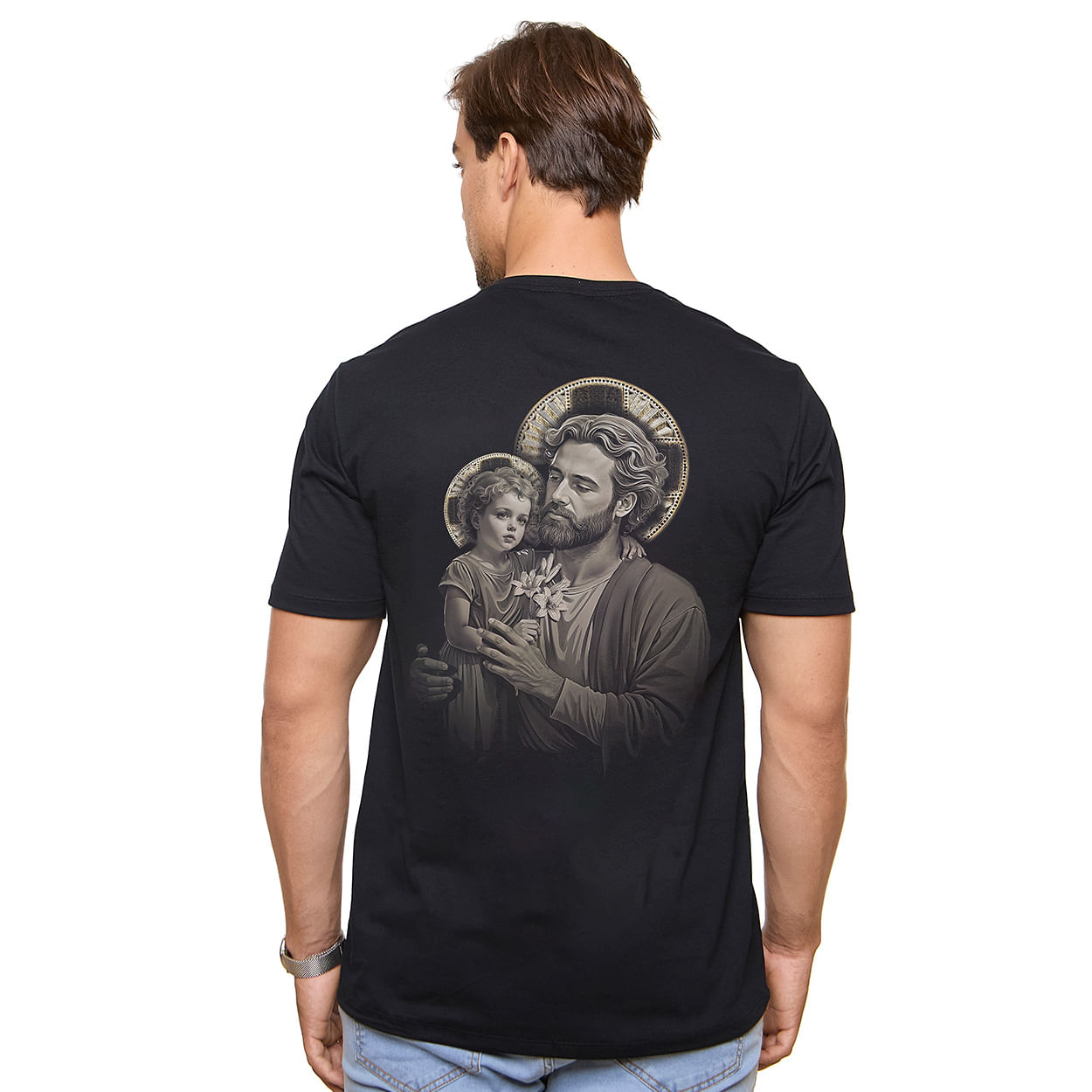 Preto  - Camiseta São José DV13820