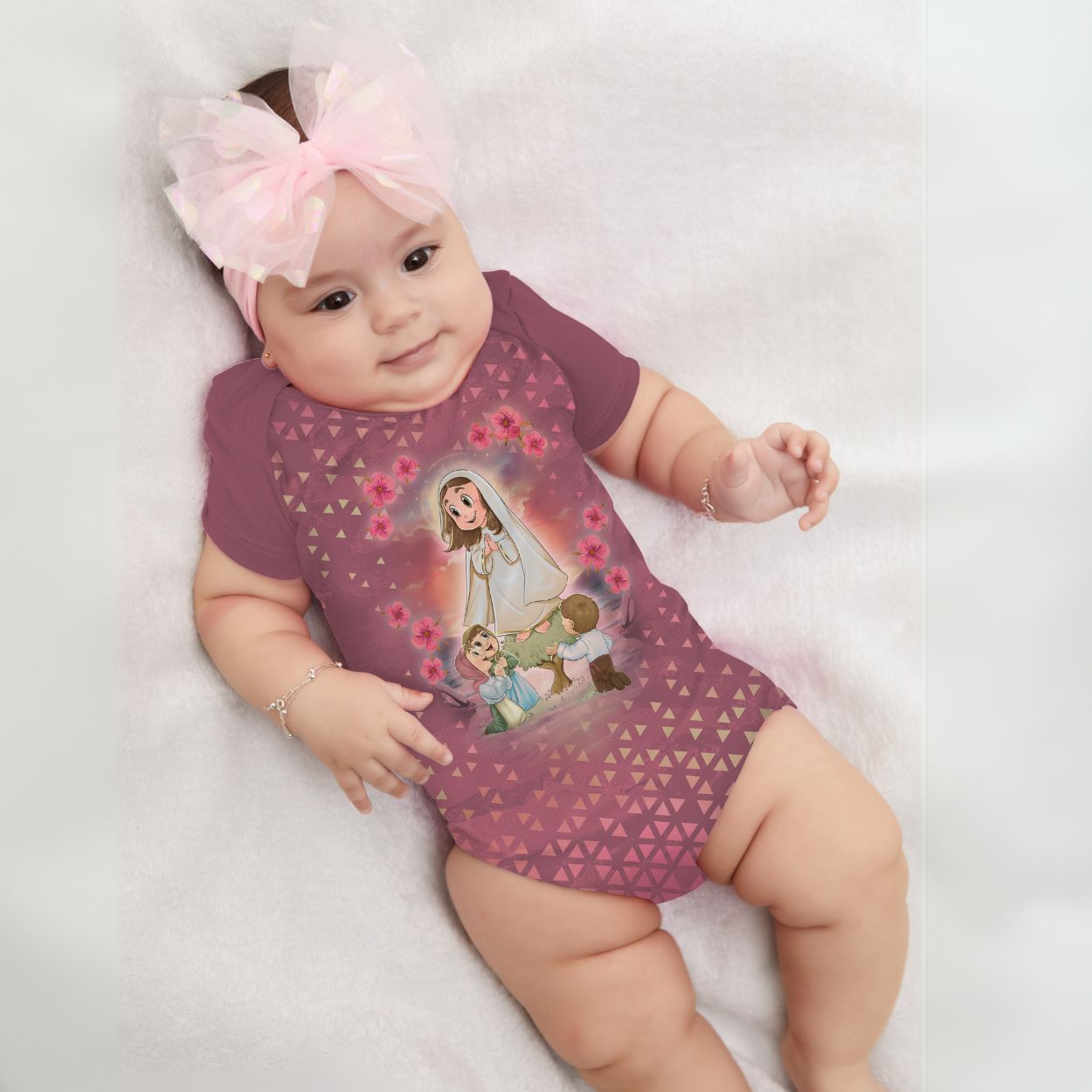 Roxo  - Body Bebê Fatiminha BB13156