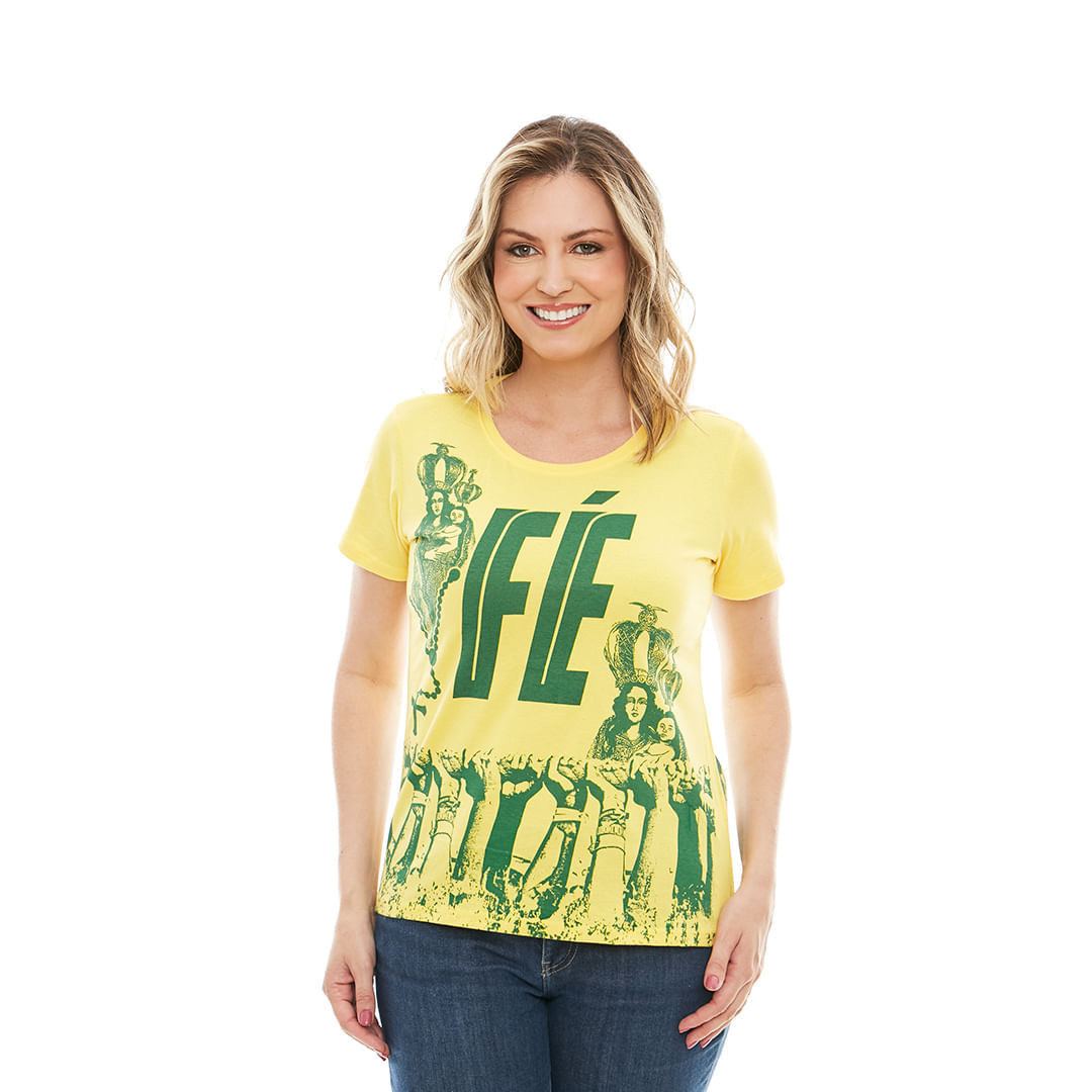Amarelo  - Baby Look Círio de Nazaré DV12372