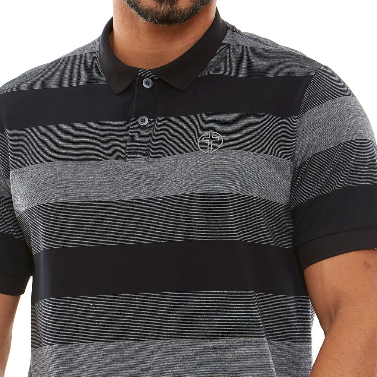 Listrado  - Camiseta Gola Polo Cruz GMP13118