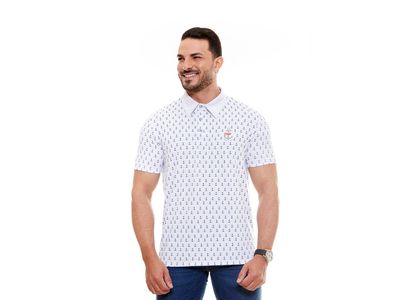 Camiseta Gola Polo Jesus Âncora da alma GMP9815
