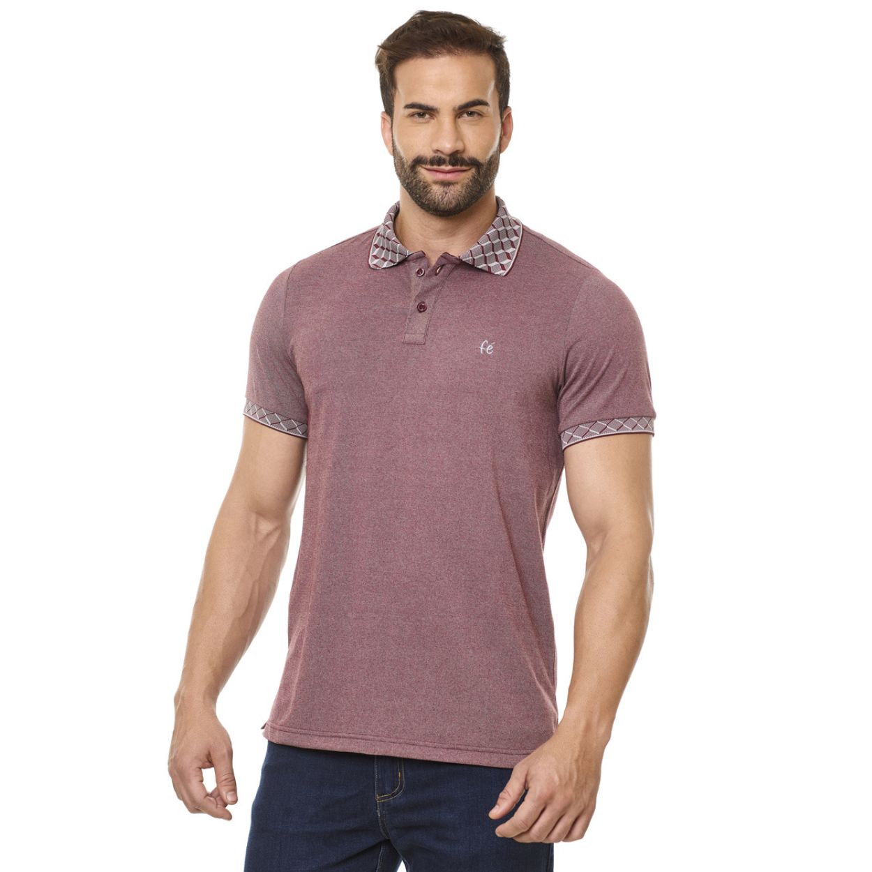 Vermelho  - Camiseta Gola Polo GMP13302