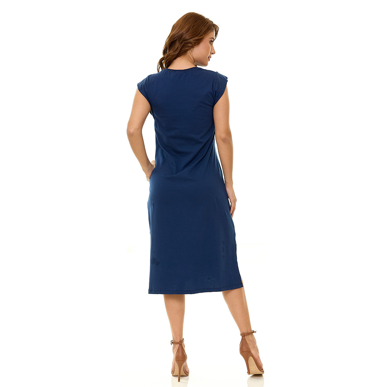 Azul Marinho  - Vestido Guarda o Teu Coração MSV13806