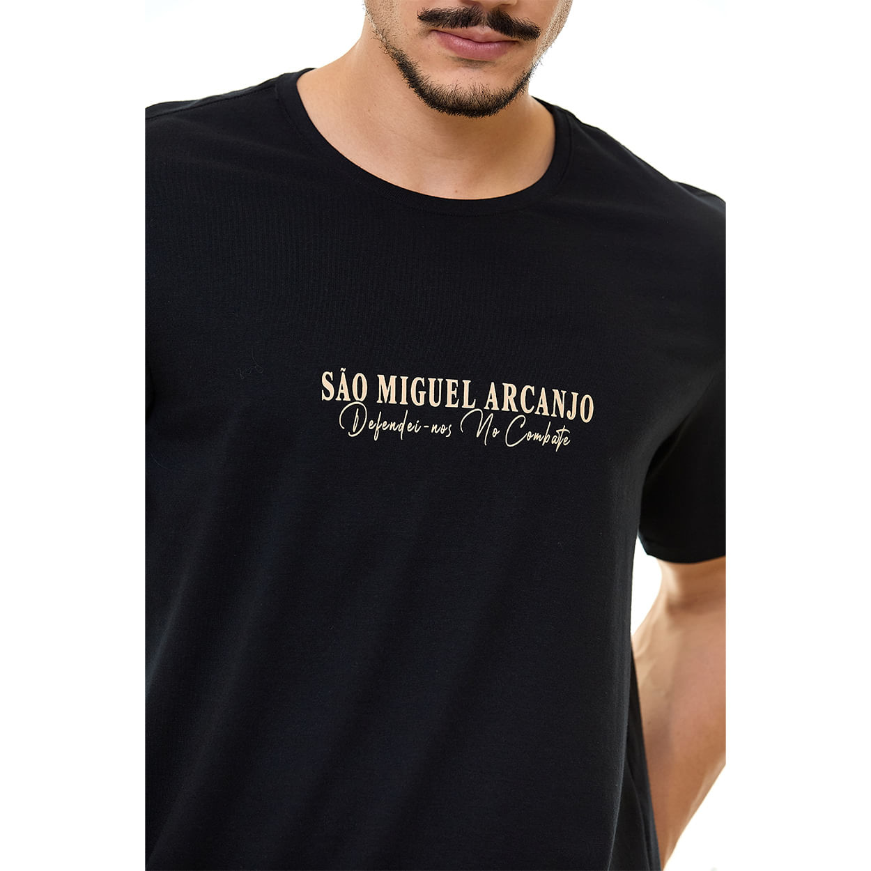 Preto  - Camiseta São Miguel Arcanjo DV13771