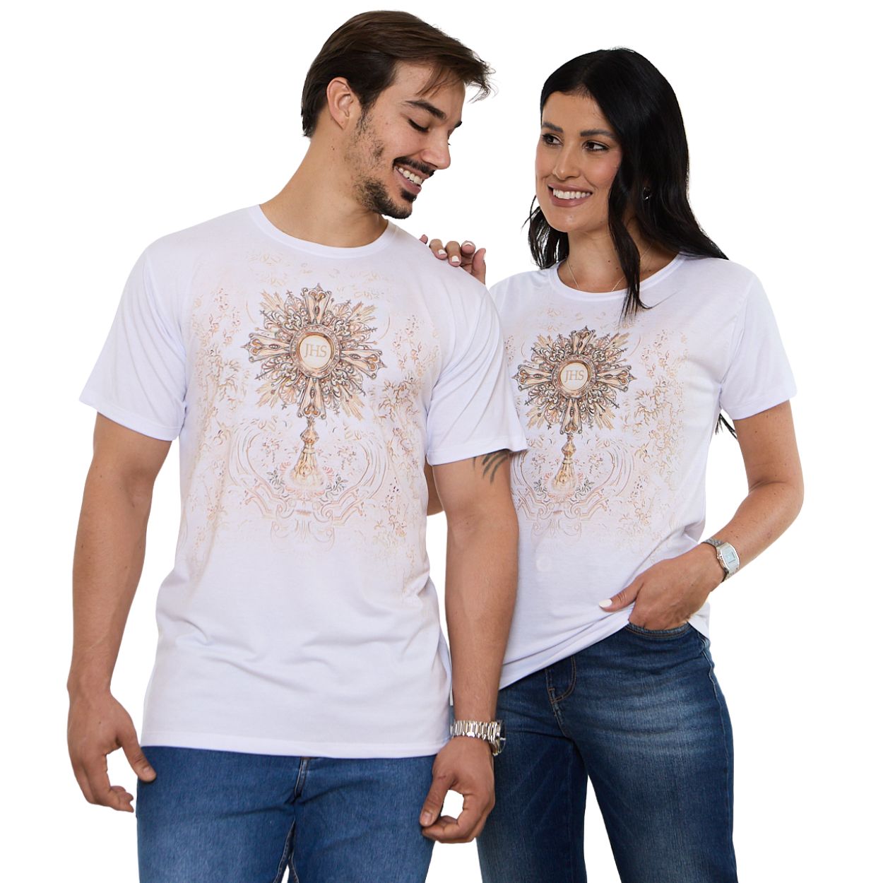 Branco  - Baby Look Ostensório DV13760